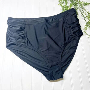 Ava & Viv - Target Black High Waisted Swimsuit Bottom Women's Plus Size 20/22